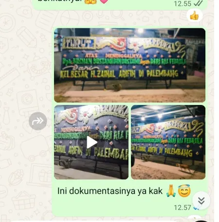 Pengiriman Papan Bunga Duka Semampir Buayan