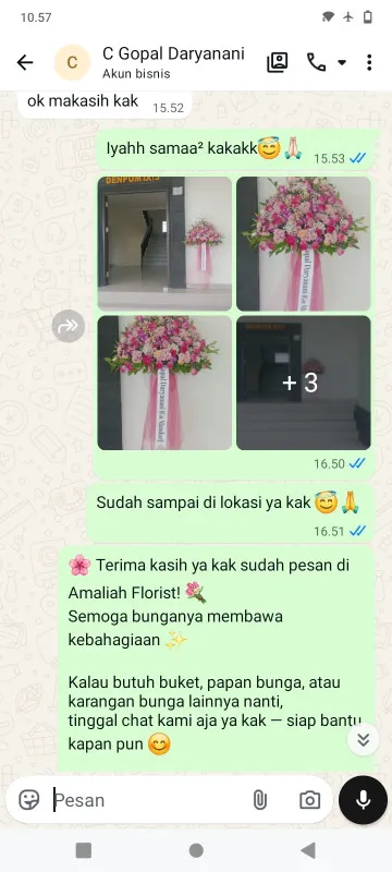 Pengiriman Karangan Bunga Semampir Buayan