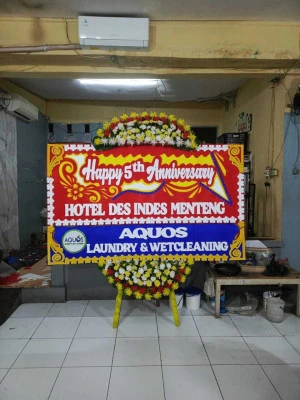 Papan Bunga di Semampir Buayan